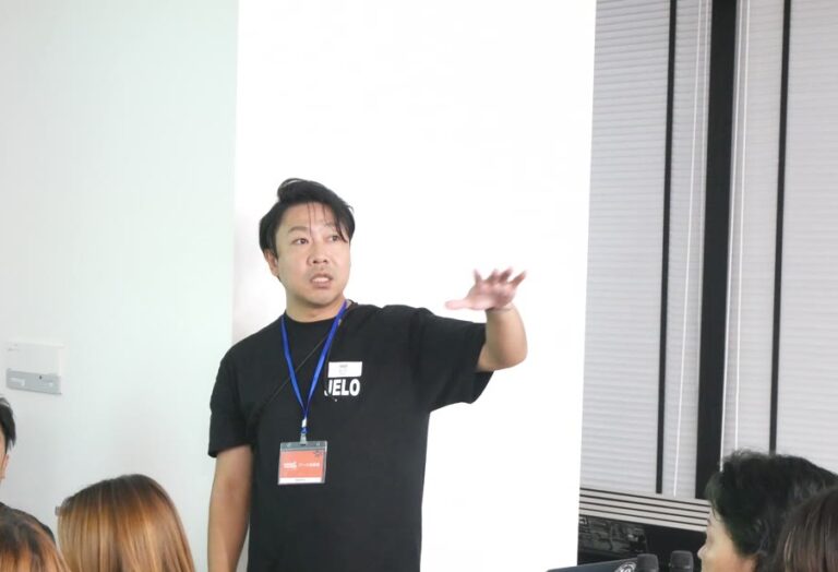 ヤモリサミットに参加する山口剛氏