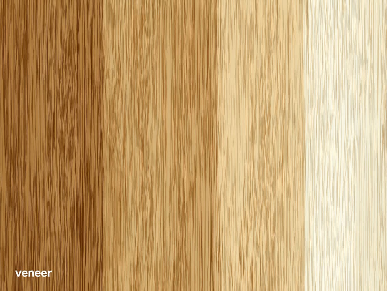 突板張りのイメージ