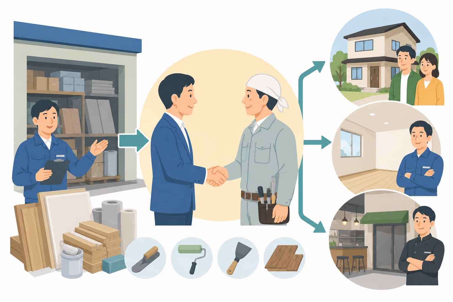 問屋付き職人のイメージ画像